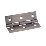 Modèle 232015 - Rectangular hinge rolled knuckle - Stainless steel 304