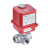 Modèle 50217 - 3 ways F/F/F ball valve with T bore (58217) with IP65 electric actuator (50835)