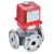 Modèle 50246 - 3 ways flanged ball valve with L bore (58229) with IP65 electric actuator (50835)