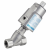 Modèle 50879 - Pneumatically operated, stainless steel tilting seat valve, Gas thread - NF version, inlet on the valve - 316 stainless steel