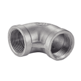 Modèle 5244 - Female / female 90° elbow (casting) - Stainless steel 316