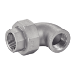 Modèle 5252 - Female / female union 90° elbow (casting) - Stainless steel 316