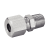 Model 5415 - Male straight union - Stainless steel 316 Ti - DIN 2353
