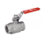 Modèle 58143/58145 - 2 pieces ball valve - Female / female BSP or NPT - Full bore - Lockable handle - Stainless steel 316