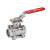 Modèle 58191 - 3 pieces ball valve with ISO mounting pad - full bore - SW or BW ends