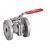 Modèle 58269 - 2 pieces ATEX flanged ball valve with ISO mounting pad - Full bore - Lockable handle - API 607 - Stainless steel 316