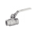 Modèle 58306 - 2 pieces ATEX ball valve - Female / female BSP -  Degreased for oxygen service - Full bore - Lockable handle - Stainless steel 316