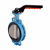Modèle 58412 - Butterfly valve with locating holes - GJS500-7 cast iron body - CF8M stainless steel butterfly - NBR gasket