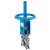Modèle 58482 - Knife gate valve - CF8M stainless steel body - 316 stainless steel gate - NBR seat