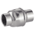 Modèle 58734 - Gas / female spring check valve Gas - pressed stainless steel body 1.4404
