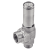 Model 58912 - Angle type safety valve for air and neutral gases - stainless steel 1.4408 inox 1.4408