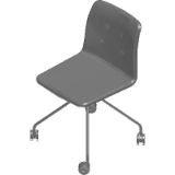 Primum Chair_fixed base w. castors