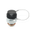 GN880 ST - Oil drain valves, Type K, with plastic protective cap and retaining cable
