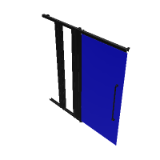 Steel frames for sliding doors