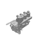 KV 2S valve assembly with accessories