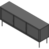 Blockbau 80_100 Sideboard triple