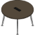Circular 4 Leg Table 1200mm with Cable Management