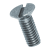 BN 357 - Slotted flat countersunk head machine screws (DIN 963 A; ~ISO 2009), 4.8, zinc plated blue