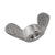 BN 525 - Wing nuts (~DIN 315), brass, nickel plated