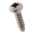 BN 33011 - Pozidriv pan head tapping screws form Z, with flat end type F (DIN 7981 F; ~ISO 7049), A2