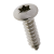 BN 33041 - Hexalobular (6 Lobe) socket pan head tapping screws with cone end type C (~DIN 7981 C; ~ISO 14585 C), A4
