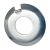 BN 843 - Tab washers with nose (DIN 432), steel,zinc plated blue