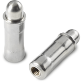 W605CIN - STAINLESS STEEL SMOOTH PRESSER WITH TIP IN STAINLESS STEEL