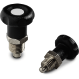 W780CIN - KNOB WITH SHORT STEEL INDEXING PLUNGER