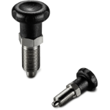 W800CIN - KNOB WITH STEEL INDEXING PLUNGER