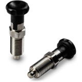 W810CIN - KNOB WITH LOCKING STEEL INDEXING PLUNGER