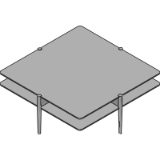 Nivel  low table 1000x1000