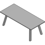 Standard table 2000 x 900