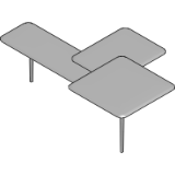 Tri low table
