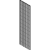 SO SF2 lower cutting mesh elements, HB=150 FIXCUT - High safety fence system flex II