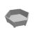 Hexagon No 3-BlackLacquered