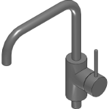 Pin Lever Sink Mixer Square Outlet
