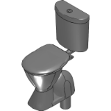 Profile 4 Easy Height Connector Toilet Suite