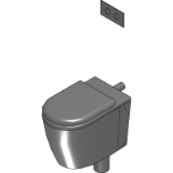 Urbane Cleanflush® Wall Faced Invisi Series II® Toilet Suite