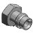 Q660 - Flared type tube fittings-tube connector hollow stay bolt