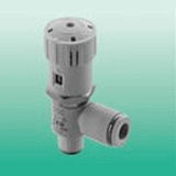 Speed control valve with adjusting dial DSC-FP1 series