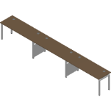 Bench Single 600mm Leg Frame by Claremont Centre