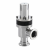 NW / KF-pressure type L type bellows valve