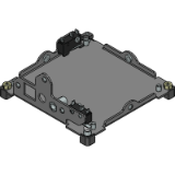 Kit Base Plate Assy with dual switches, skeletonized