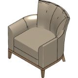 Lily Sofa Channeled