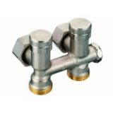 radiator valve assemblies for single-pipe heating