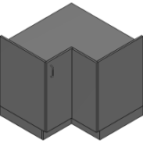 Bi-fold Corner Base Unit