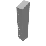 Core Locker – 4 tier – 60 Inch Tall