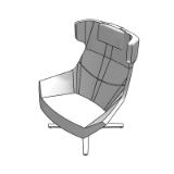 Bing Wing Back Luxe Lounge Chair