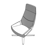 Bing High Back Work Lounge Chair