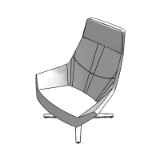 Bing High Back Luxe Lounge Chair